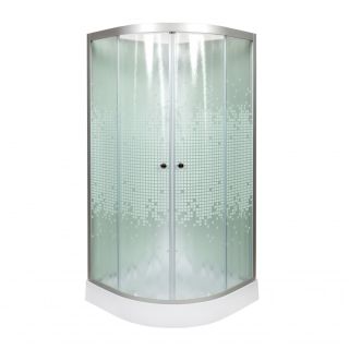 Душевая кабина Deto L 909 N без крыши 90х90х200 см